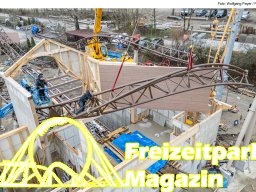 Aufbau des Themenbereichs „Sonnenbucht“ in FANTASIA (Dezember 2024)